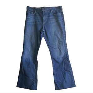 Eddie Bauer Women's Denim Jeans Cotton Mid Rise Boot Cut Blue Jeans Size 16 R